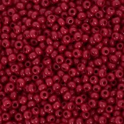 Perles rocailles Preciosa  11/0 2 mm - Opaque Red Coral x20g