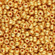 Perles rocailles Preciosa  8/0 3 mm - Terra Metallic Orange x20g
