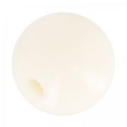 Ronde semi-percée gros trou 14 mm Cream x1