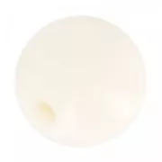 Ronde semi-percée gros trou 14 mm Cream x1