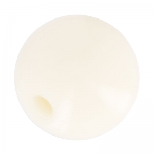Ronde semi-percée gros trou 14 mm Cream x1
