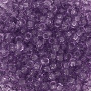 Perles rocailles Preciosa  8/0 - 3 mm - Solgel - Violet 2 Dyed Crystal x20g