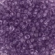 Perles rocailles Preciosa  8/0 - 3 mm - Solgel - Violet 2 Dyed Crystal x20g