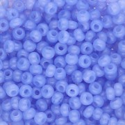 Perles rocailles Preciosa  8/0 3 mm - Solgel - Blue 2 Dyed Alabaster x20g