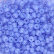 Perles rocailles Preciosa 8/0 3 mm - Solgel - Blue 2 Dyed Alabaster x20g