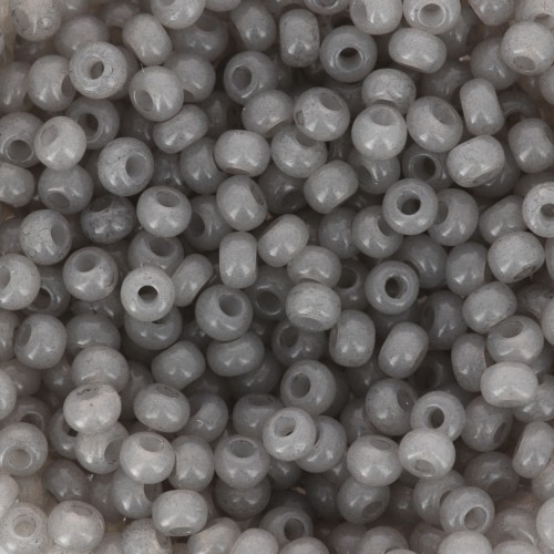 Preciosa Perles rocailles 8/0 - 3 mm - Solgel - Grey 2 Dyed Alabaster x20g