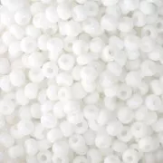 Perles rocailles Preciosa 8/0 - 3 mm - Chalkwhite x20g