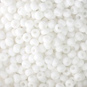 Preciosa Perles rocailles 8/0 - 3 mm - Chalkwhite x20g
