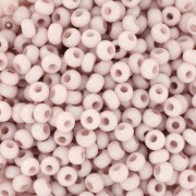 Perles rocailles Preciosa  8/0 - 3 mm - Solgel - Pink 1 Dyed Chalkwhite x20g