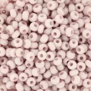 Perles rocailles Preciosa  8/0 - 3 mm - Solgel - Pink 1 Dyed Chalkwhite x20g