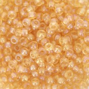 Perles rocailles Preciosa 8/0 - 3 mm - Light Topaz Rainbow x20g