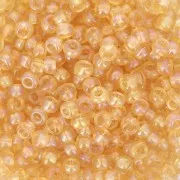 Perles rocailles Preciosa 8/0 - 3 mm - Light Topaz Rainbow x20g