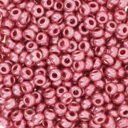 Perles rocailles Preciosa 8/0 - 3 mm - Terra Metallic Rose x20g