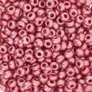 Perles rocailles Preciosa 8/0 - 3 mm - Terra Metallic Rose x20g