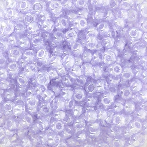 Perles rocailles Preciosa 8/0 - 3 mm - Transparent Violet Sfinx x20g