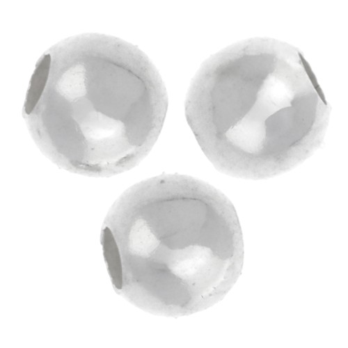 Perles rondes 3 mm - Argent 925 x50