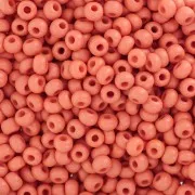 Preciosa Perles rocailles 8/0 - 3 mm - PermaLux Orange Mat x20g
