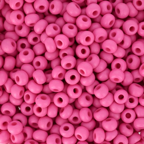 Perles rocailles Preciosa 8/0 - 3 mm - Permalux Fuchsia Mat x20g