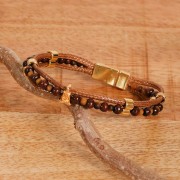 Perles rondes en bois 4 mm Brun x165