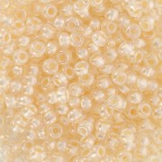 Perles rocailles Preciosa  8/0 - 3 mm - Pearl Pastel Lining - Apricot Sfinx x20g