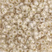 Perles rocailles Preciosa 8/0 - 3 mm - Pearl Pastel Lining - Mocca Sfinx x20g