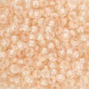 Perles rocailles Preciosa 8/0 - 3 mm - Pearl Pastel Lining - Salmon Sfinx x20g