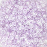 Perles rocailles Preciosa  8/0 - 3 mm - Pearl Pastel Lining - Violet Sfinx x20g