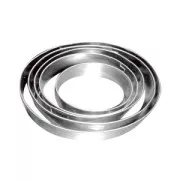 Set d'emporte-pièces en métal forme ovale x5