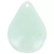 Sequins pétales de fleurs incurvés 23 mm en résine - Bleu givré marbré x6