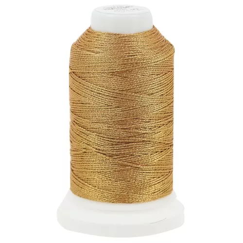Fil en polyester Liz metallic taille 10 - Gold n°340 x110m