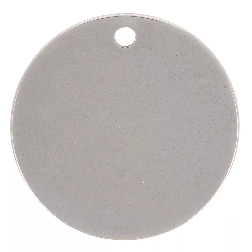 QUARKZMAN 20 Disques Acier Inoxydable 304 - 34mm Diamètre 2mm Épaisseur - Pour Bijoux Et Estampage