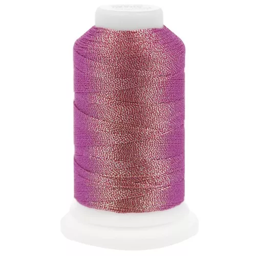 Fil en polyester Liz metallic taille 20 - Frosted Cherry n°345 x192m