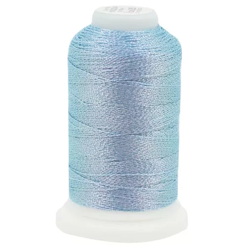 Fil en polyester Liz metallic taille 20 - Icy Blue n°347 x192m