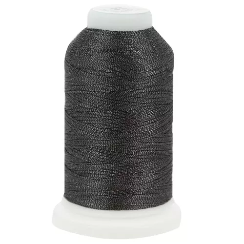 Fil en polyester Liz metallic taille 40 - Charcoal n°342 x265m
