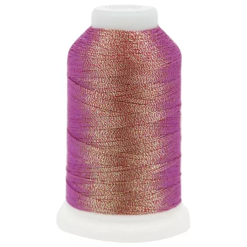 Fil en polyester Liz metallic taille 40 - Frosted cherry n°345 x265m