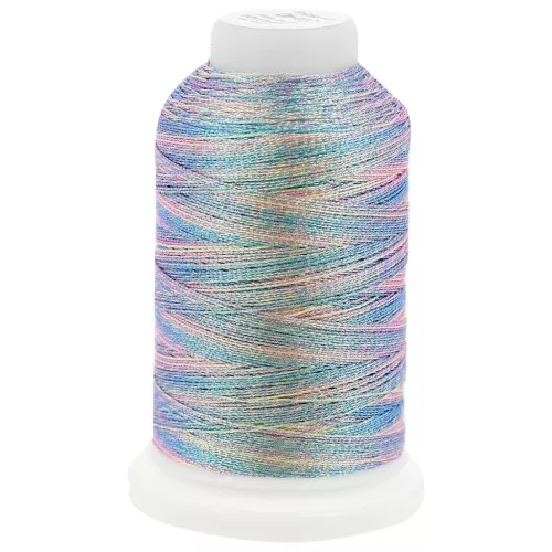 Fil en polyester Liz metallic taille 40 - Icy Pastel n°349 x265m