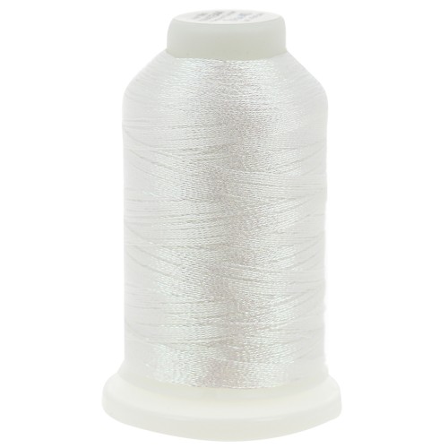 Fil en polyester Liz metallic taille 40 - Iridescent snow n°344 x265m