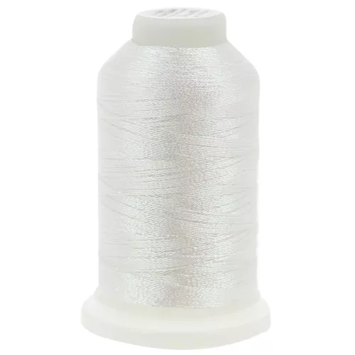 Fil en polyester Liz metallic taille 40 - Iridescent snow n°344 x265m