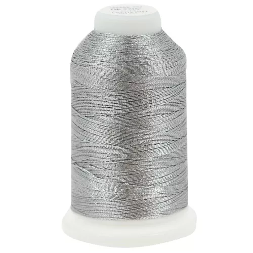 Fil en polyester Liz metallic taille 40 - Silver n°341 x265m