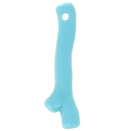 Pendentifs corail 21x6 mm en résine - Turquoise x8