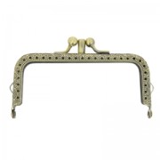 Fermoir double pour porte-monnaie 105x65 mm bronze x1|raw }}