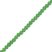 Perles rondelles facettées - rondes aplaties 3.5x3 mm - Opaque Green x32cm|raw }}