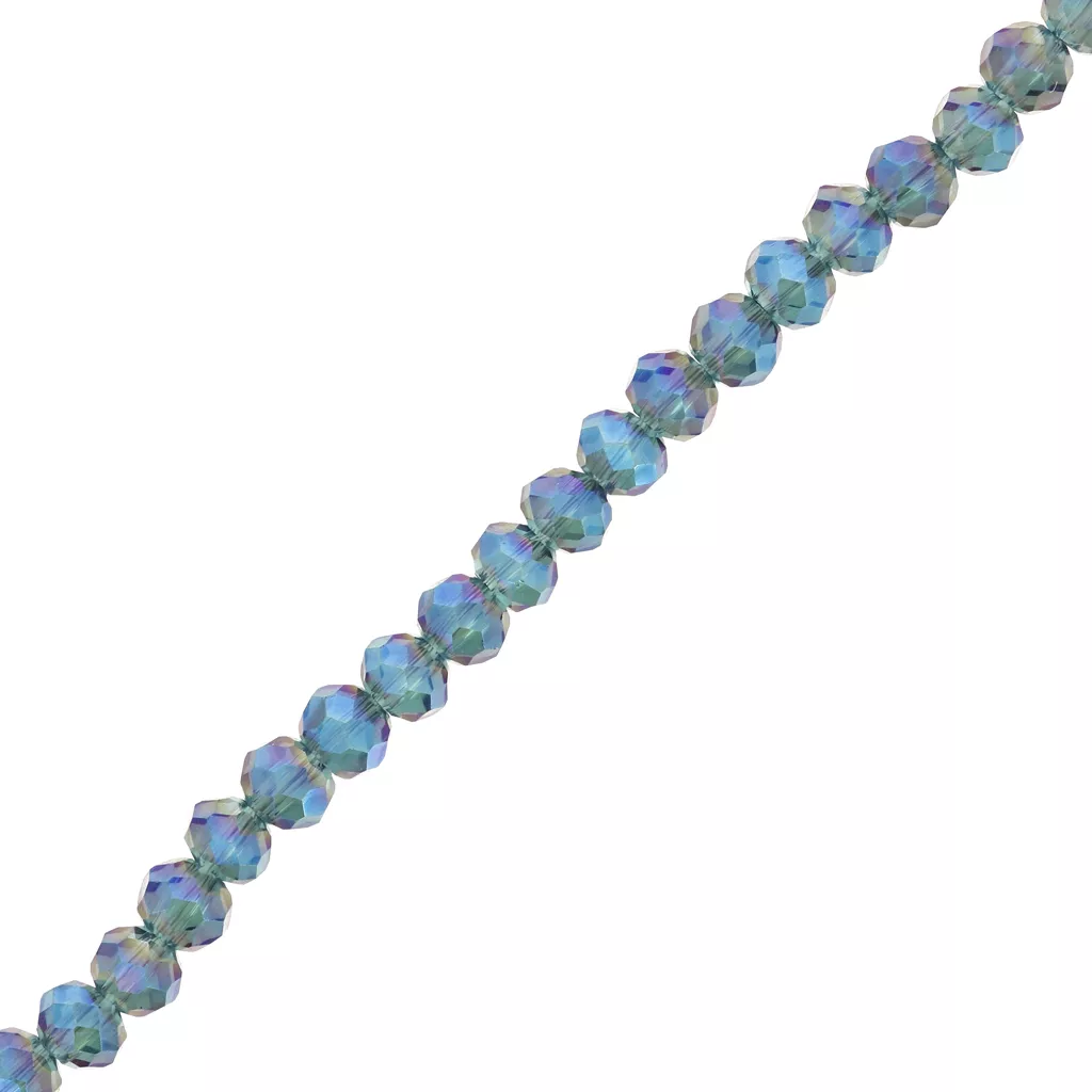 Perles Apatite Facettées 3mm - Brin Naturel Pour Création Bijoux