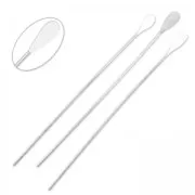 Clous têtes gouttes 51x0.7 mm Placage Argent fin x10