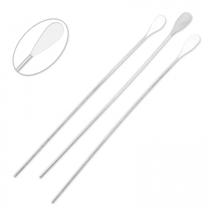 Clous têtes gouttes 51x0.7 mm Placage Argent fin x10