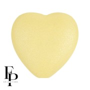 Perle coeur en verre 16x15 mm - Vogue Canary Yellow Mat x1|raw }}