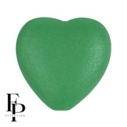 Perle coeur en verre 16x15 mm - Vogue Green Garden Mat x1|raw }}