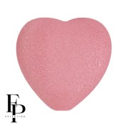 Perle coeur en verre 16x15 mm - Vogue Indian Rose Mat x1|raw }}