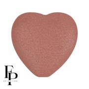 Perle coeur en verre 16x15 mm - Vogue Terracotta Mat x1|raw }}