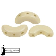 Perles en verre Arcos® par Puca® 5x10 mm - Vogue Stone Mat x10g